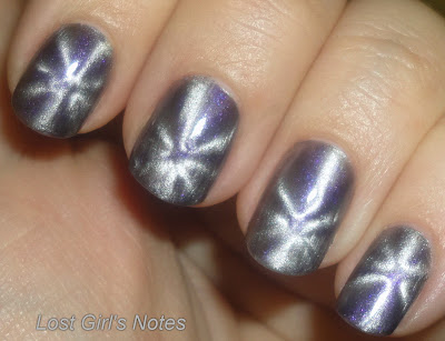 magnetique grey magnetic nail polish