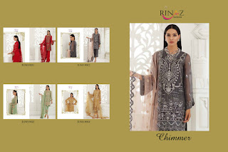 Rinaz fashion Chimmer Pakistani Suits wholesaler