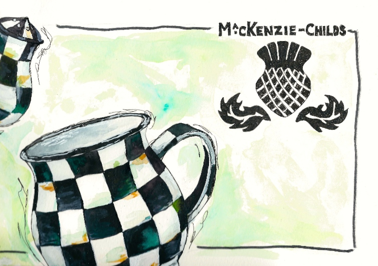 MacKenzieChilds Love (WorldWatercolorMonth) Just Add Water Silly