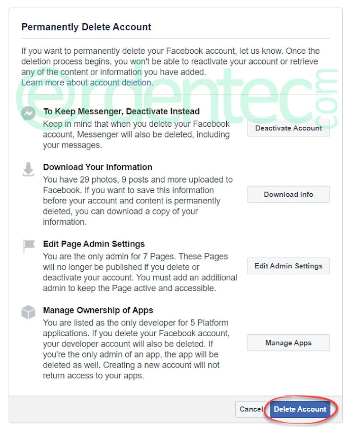 How To Delete Facebook Account Permanently