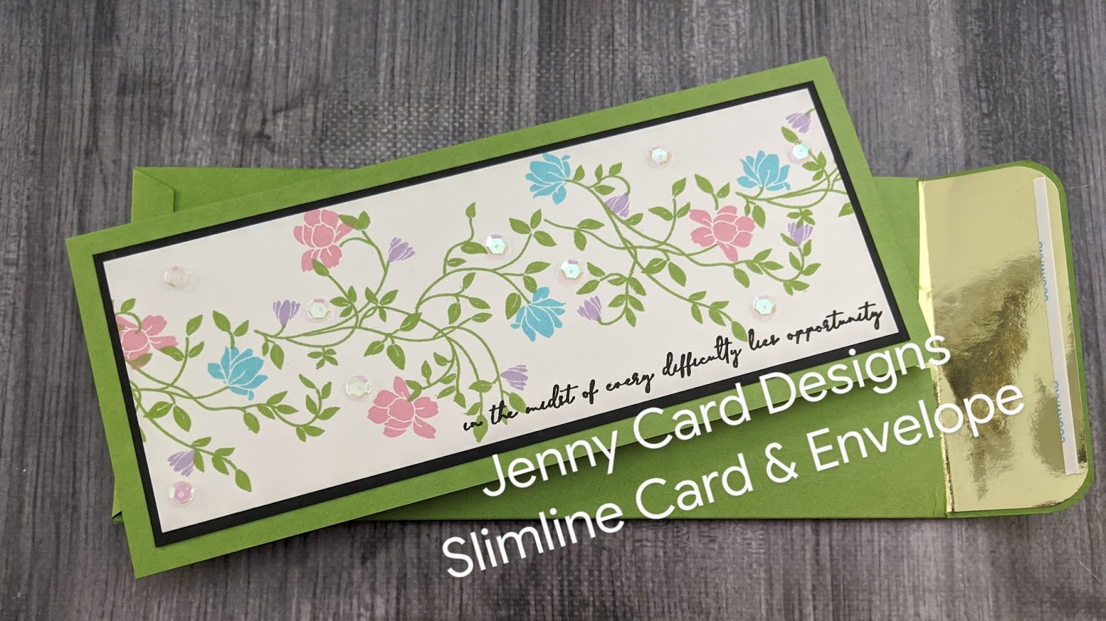 Jenny Card Designs Slimline Cards! Inspiration Plus Links To FREEBIES