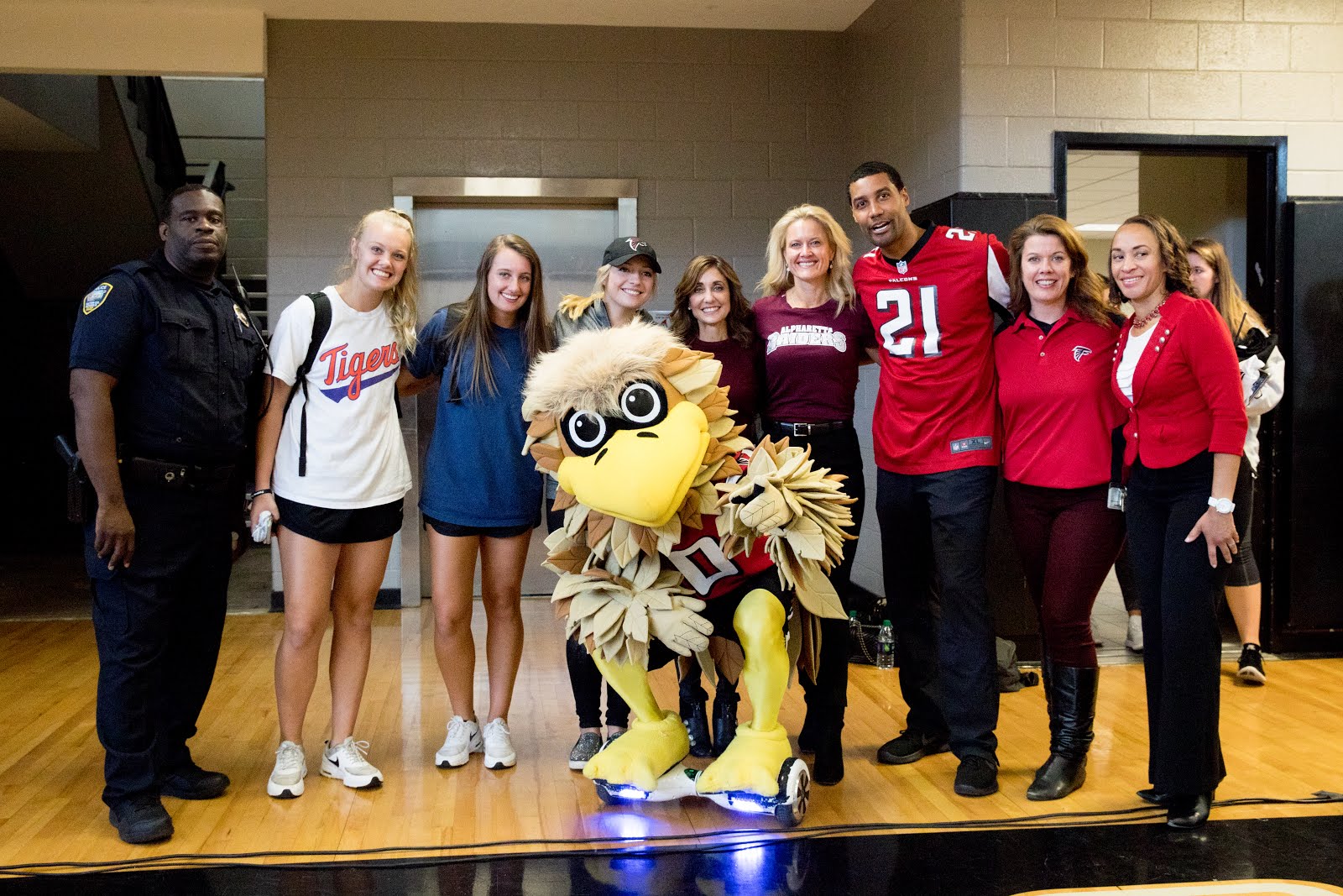 Raiders Revealed AHS Pep Rally with Atlanta Falcons