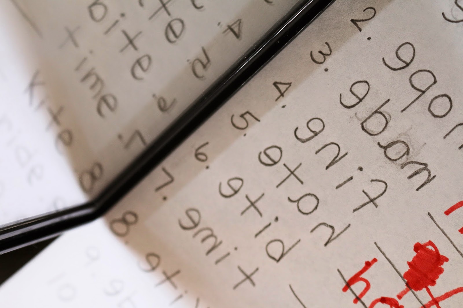 Mirror Spelling School Time Snippets