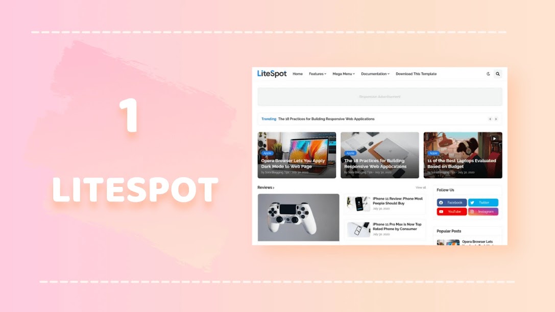 Litespot blogger template Litespot blogger template