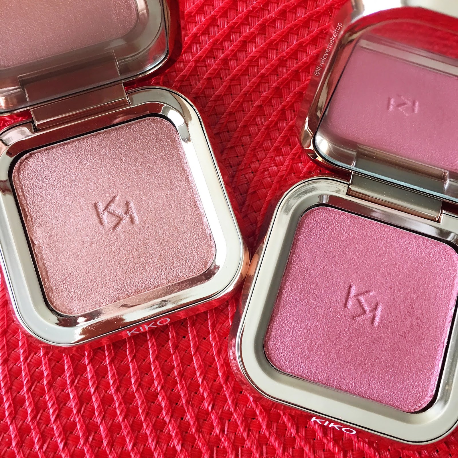 How To Glow Kiko Milano Metal Fusion Blushes