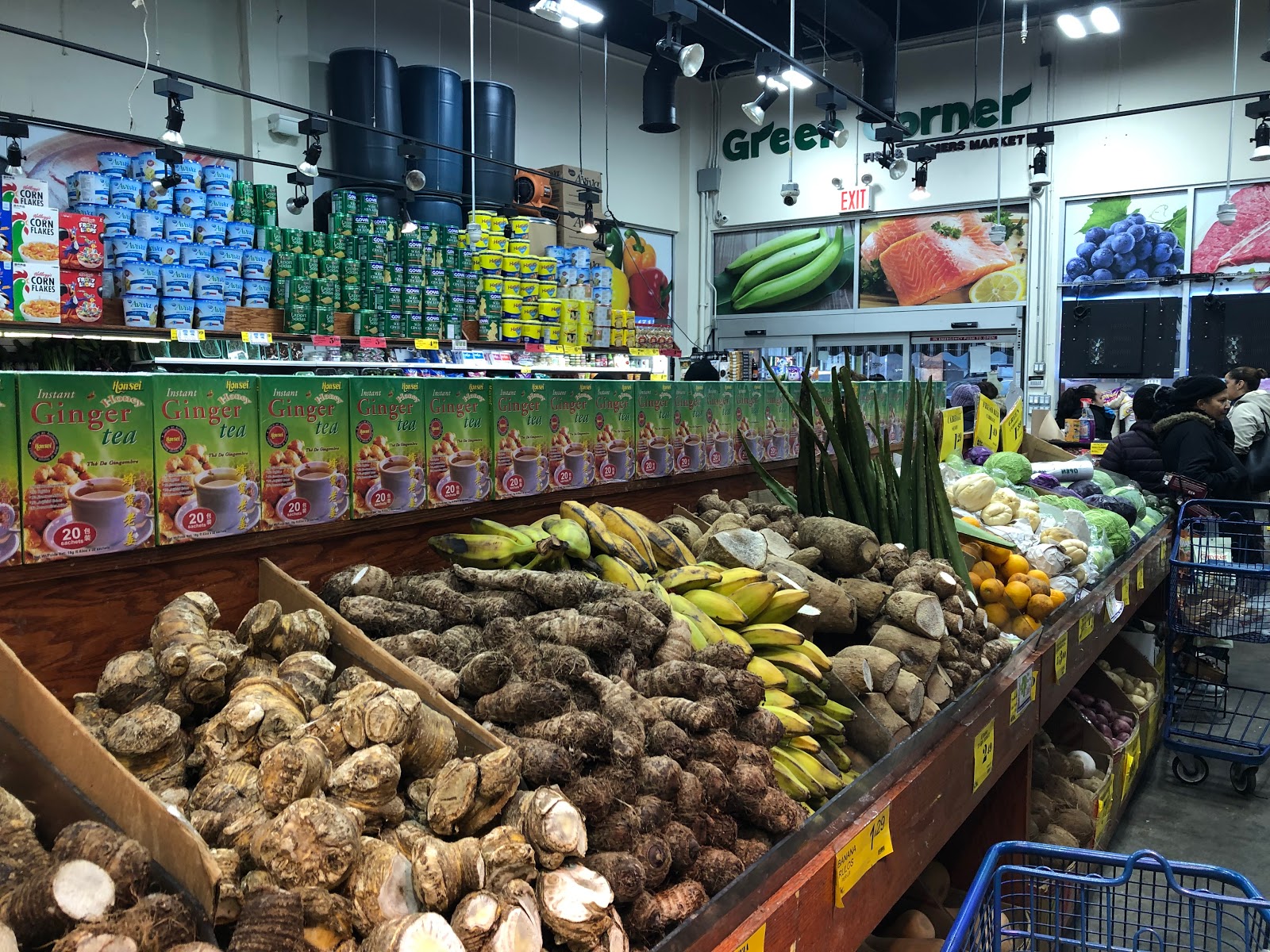 Look Inside Green Corner Fish & Farmers Market Brooklyn, NY