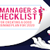 A Manager’s Checklist for Creating a Good Training Plan for 2020 #infographic