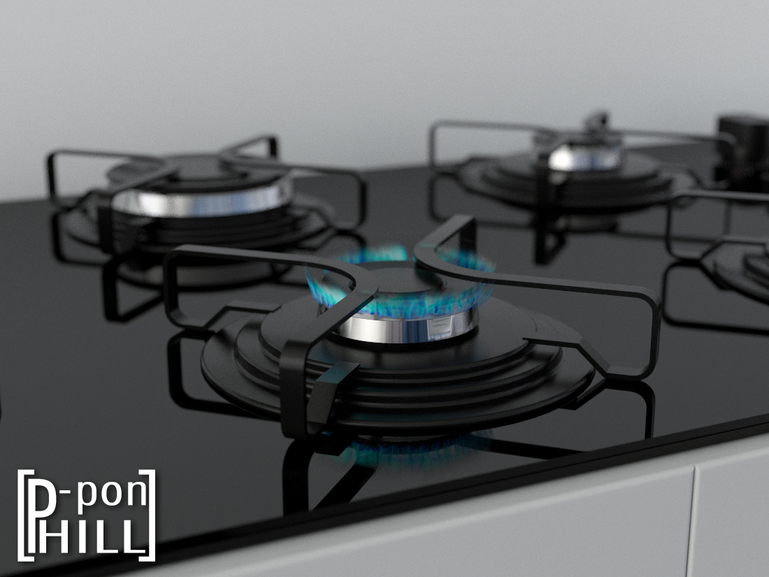 Fogones de gas con llama - modelos...