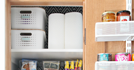 THE BEST WAY TO ORGANIZE DEEP PANTRY SLIDE-OUT SHELVES - dimplesonmywhat
