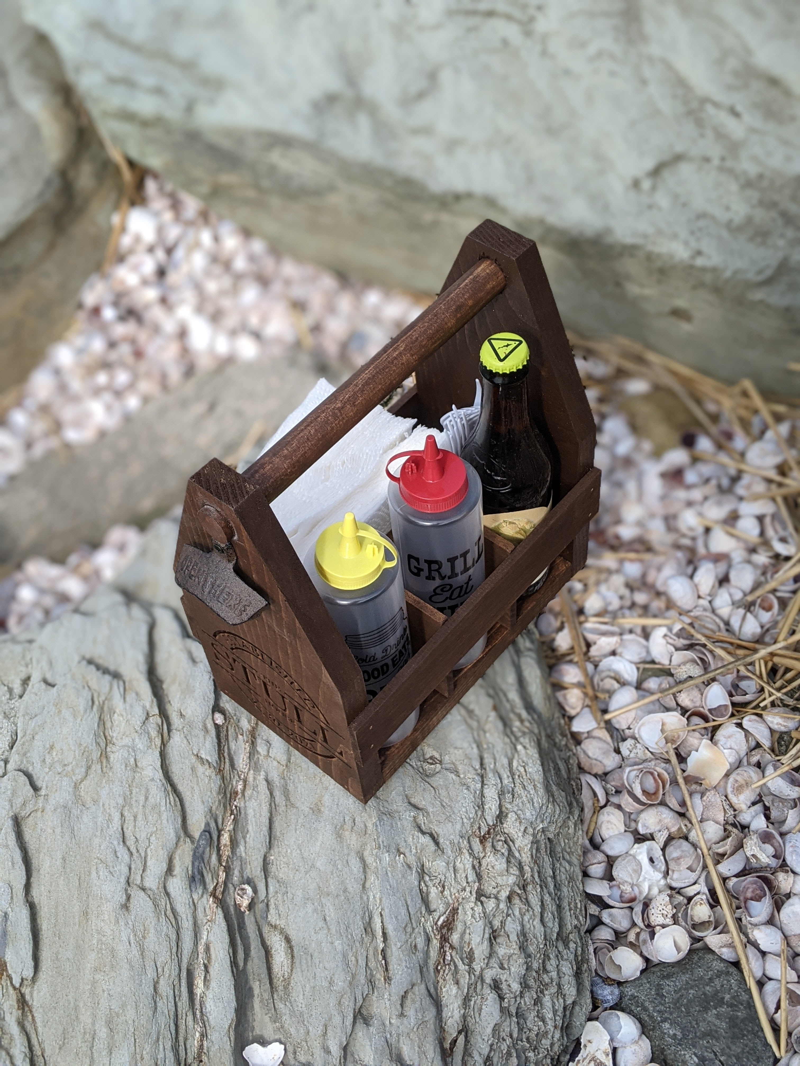 BBQ Grilling Mate Stuck Turtle