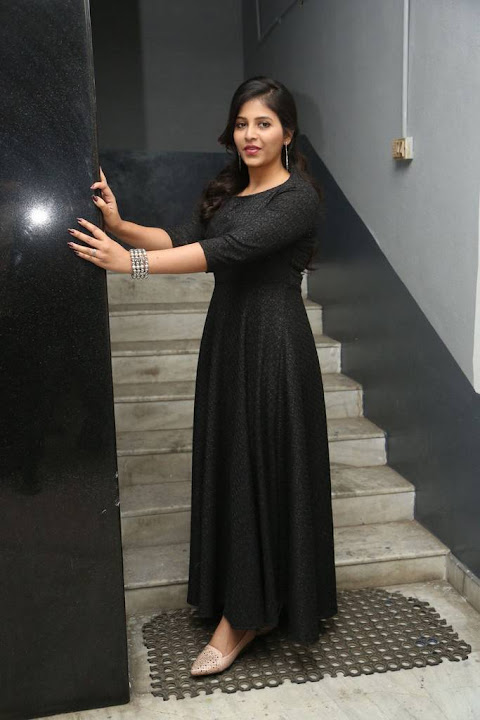 Anjali at Chitrangada Movie Success Meet