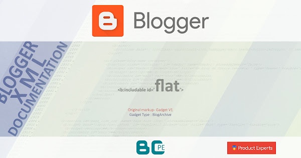 Blogger - flat [BlogArchive GV1]