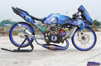 Modifikasi AirBrush Motor Ninja RR