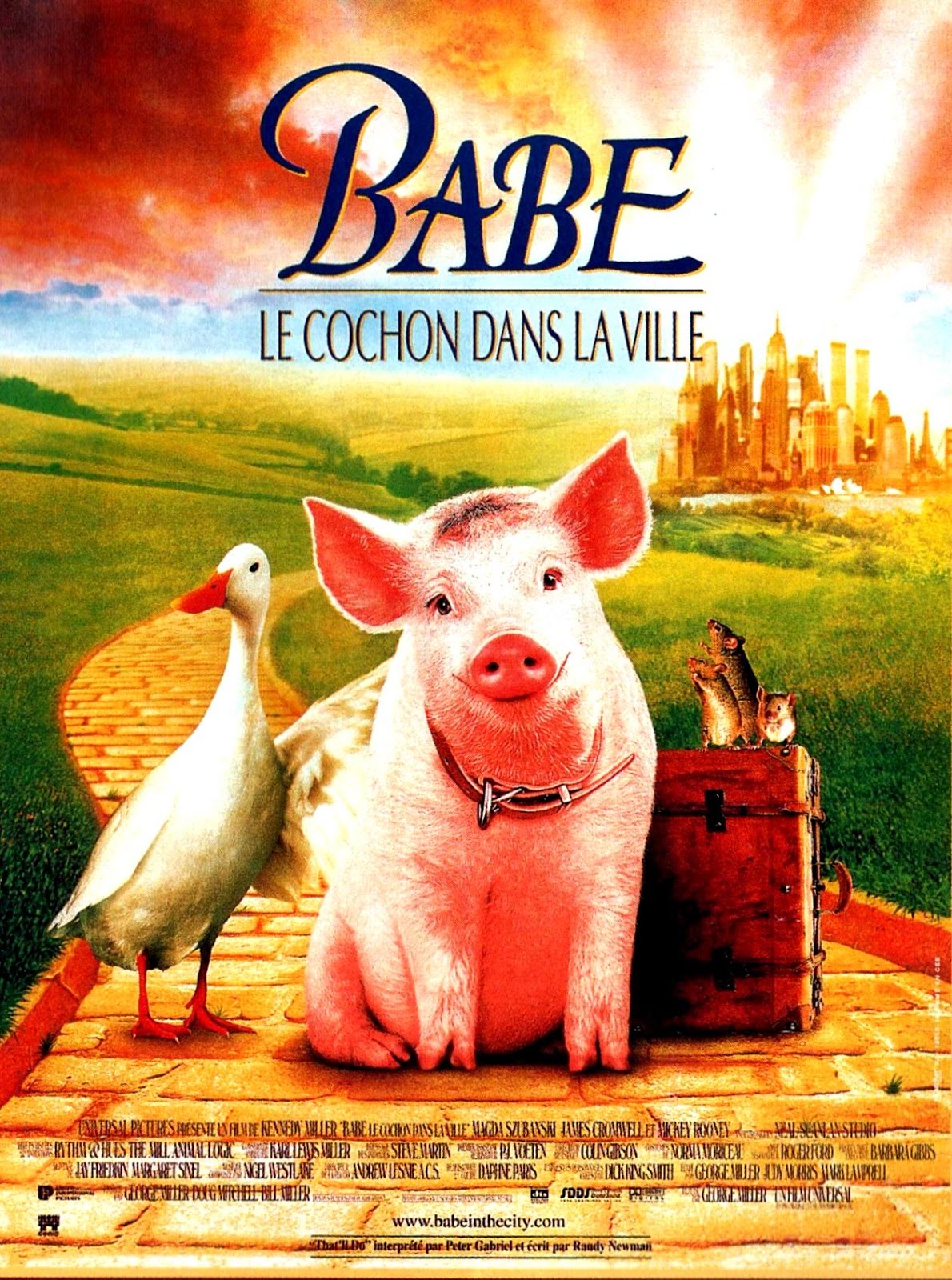 Babe Le Cochon Dans La Ville Bande Annonce Affiches - Photos d'exploitation - Bandes annonces: Babe : Le cochon