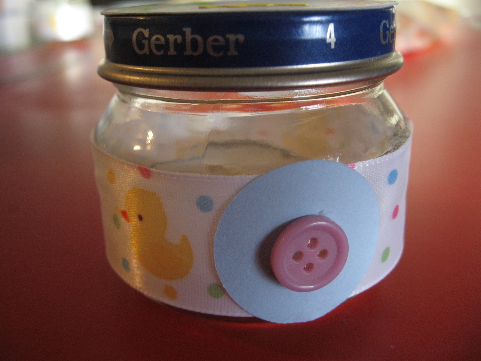 The Hand That Rocks the Cradle: Baby Food Jar Favors