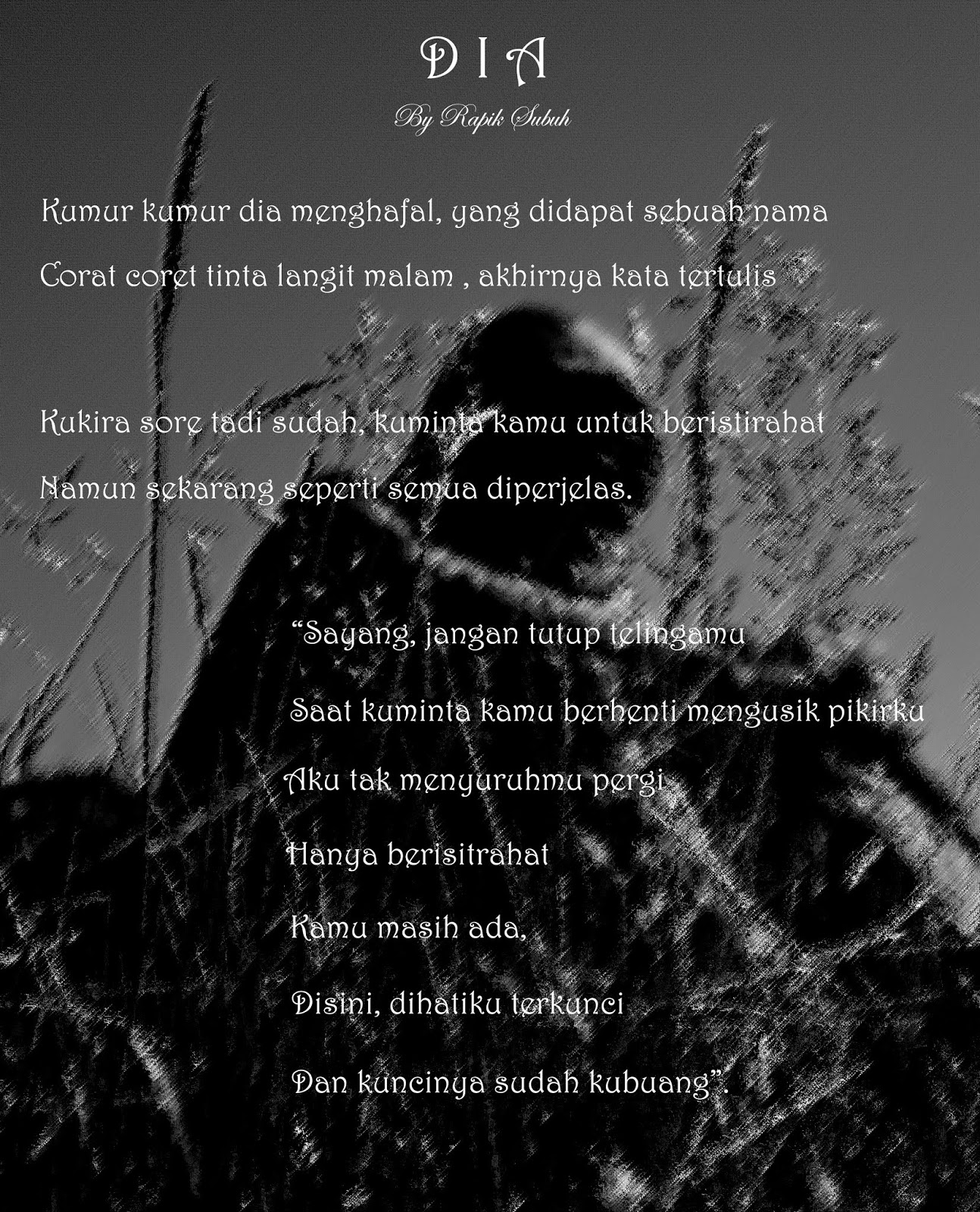 Puisi Aku Cinta Dia Kumpulan Puisi