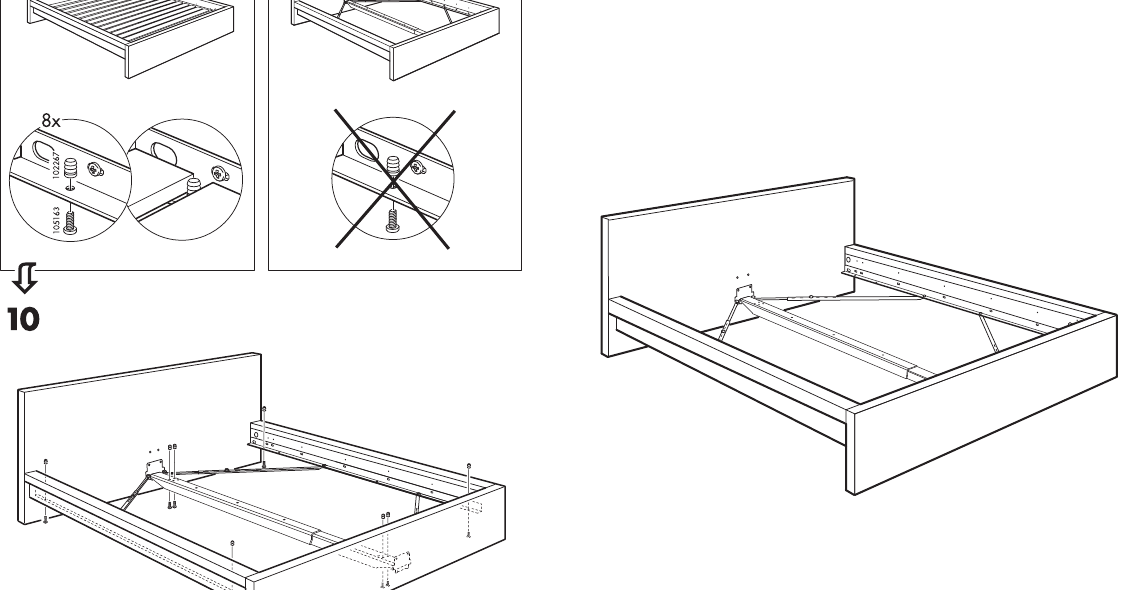 Bedroom Design and Decoration Ideas Assembling A Double Bed