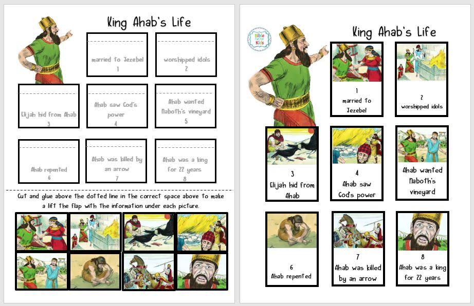 King Ahab's Life | Bible Fun For Kids