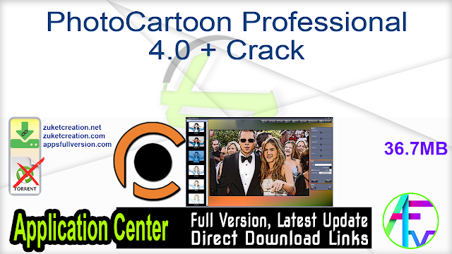 PhotoCartoon Professional 4.0 + Crack