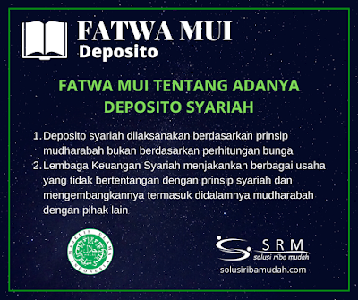 Fatwa MUI Nomor 03/DSN-MUI/IV/2000 tentang Deposito