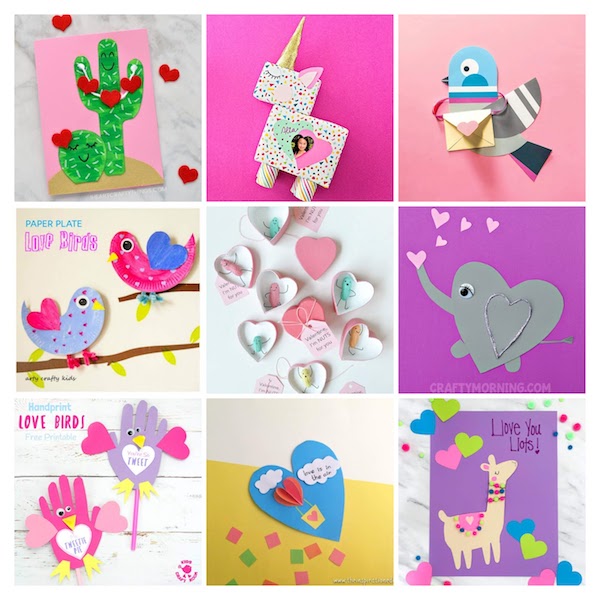 20 Easy Valentines Day Crafts for Kids 