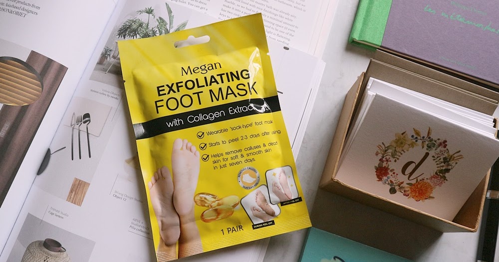 Product Review Megan Exfoliating Foot Mask, a cheaper alternative to