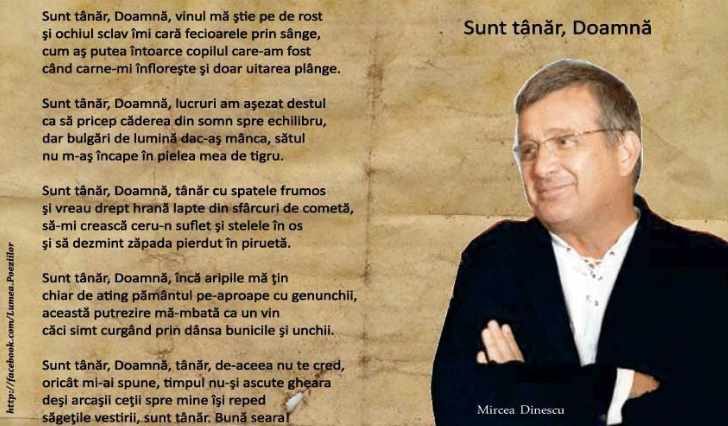 Mircea Dinescu - Sunt tanar doamna