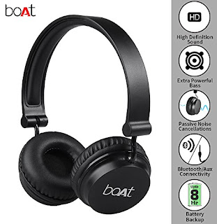 Boat Rockerz 400 On-Ear Bluetooth Headphones