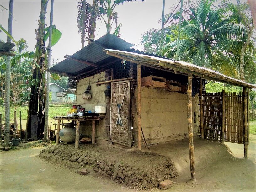 Assam village house design,assam village image