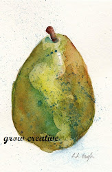 watercolor pears painting pear