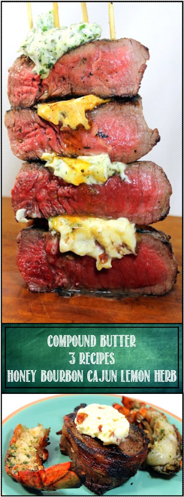 52 Ways to Cook Compound Butter 3 Recipes HONEY BOURBON BACON