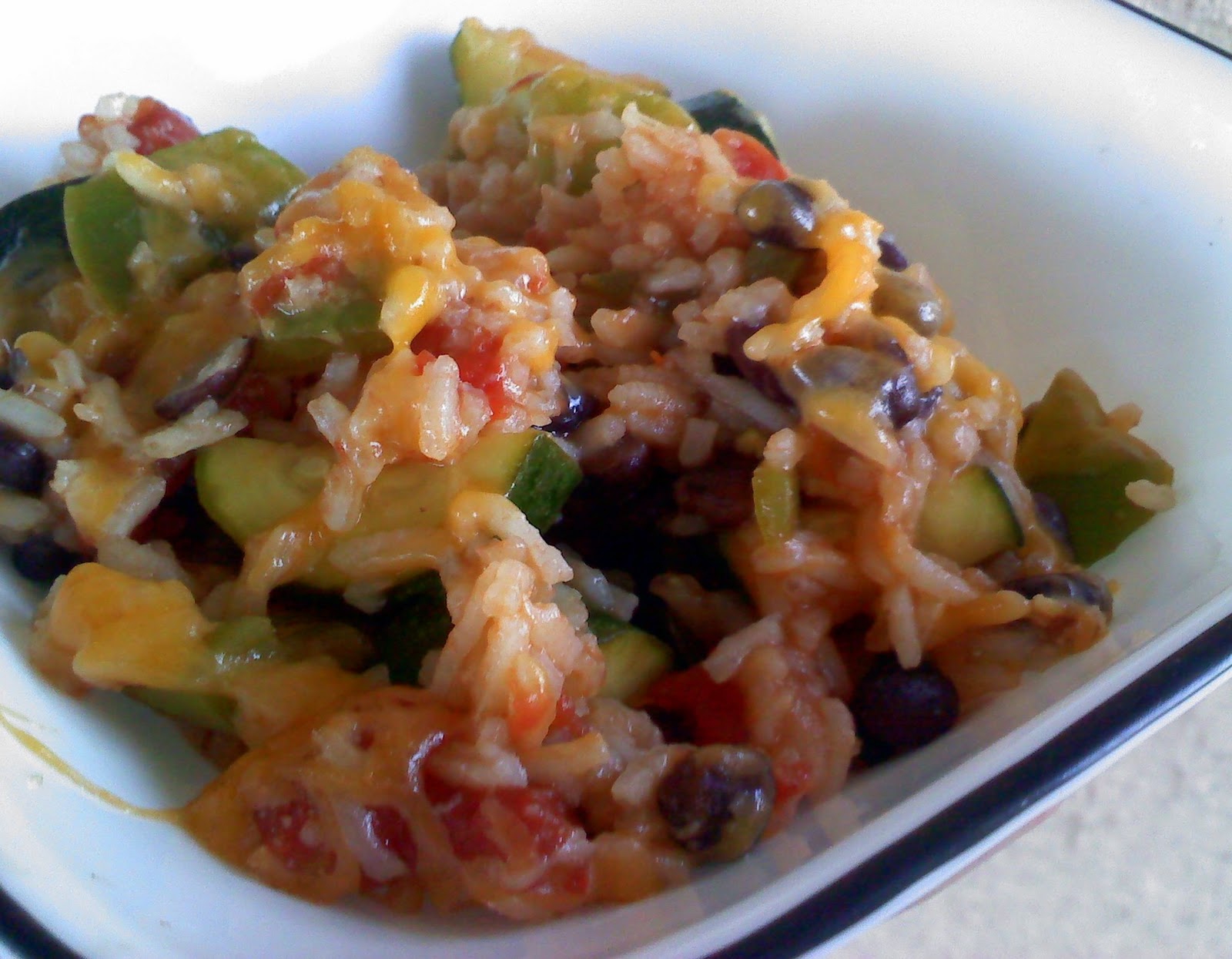 Cooking with Cristine Zucchini, Black Bean, and Rice Skillet