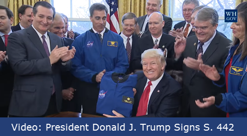 Video: President Donald J. Trump Signs S. 442 into Law