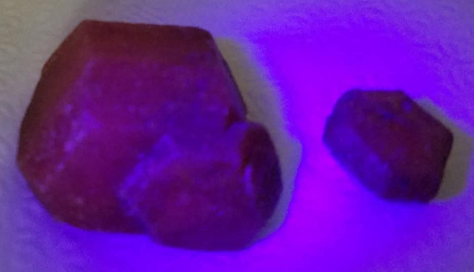 Ruby Two Macedonian Ruby Rough Specimens