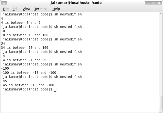 Jaikumar 2.0: Conditional Structures in Shell Scripting - II