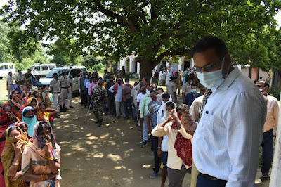 Gaya pElection PeacefullyPolling: प्रथम चरण का मतदान शांतिपूर्ण सम्पन्न, First phase of polling ends peacefully, AnjNewsMedia