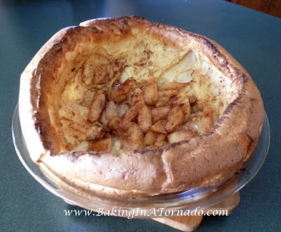 Apple Puff Pancake | Recipe developed by www.BakingInATornado.com | #recipe #breakfast
