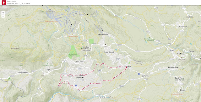 Données GPS avec vue terrain.