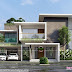 Front and side elevation of a Minimalist house design