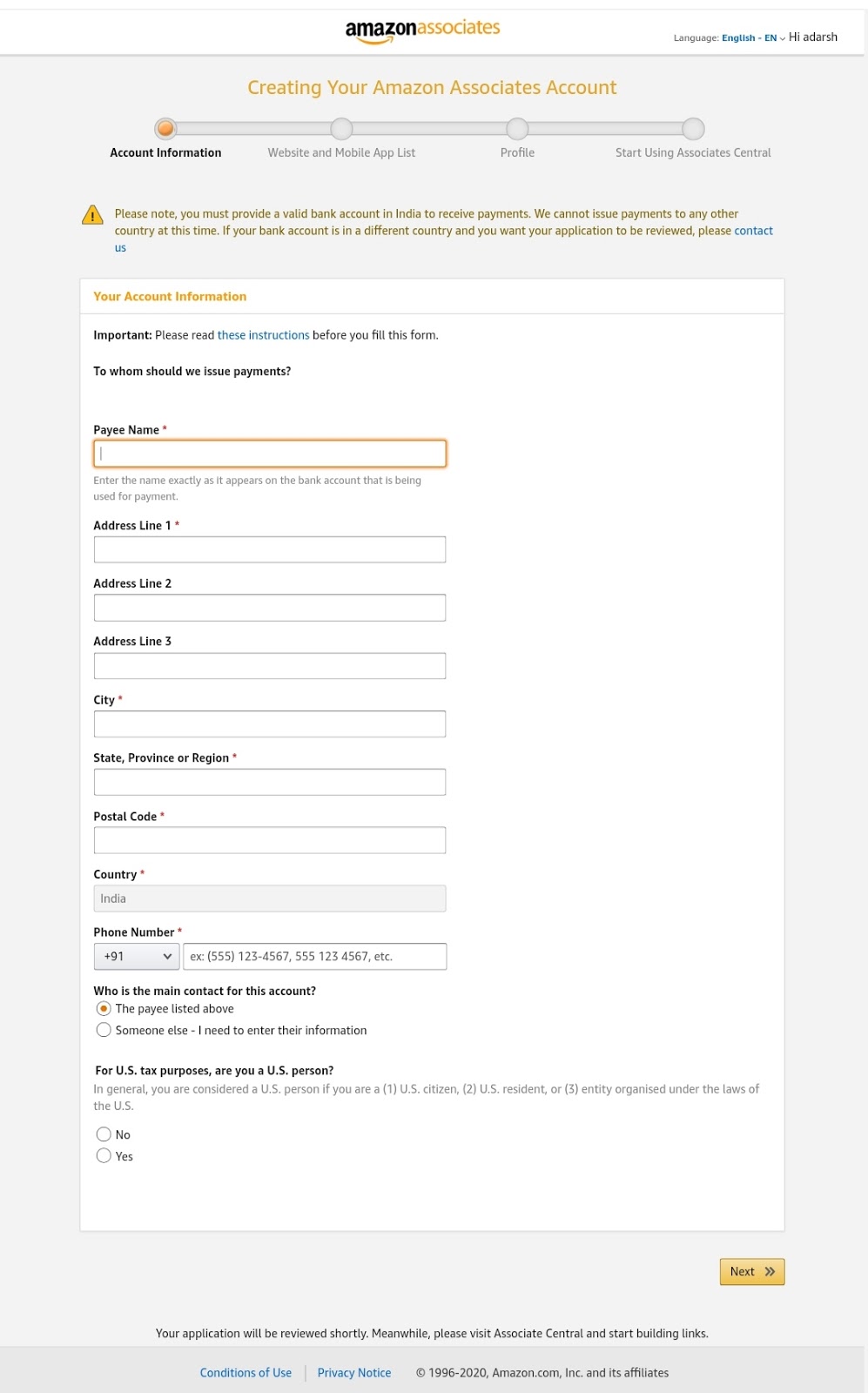 How to join amazon affiliate