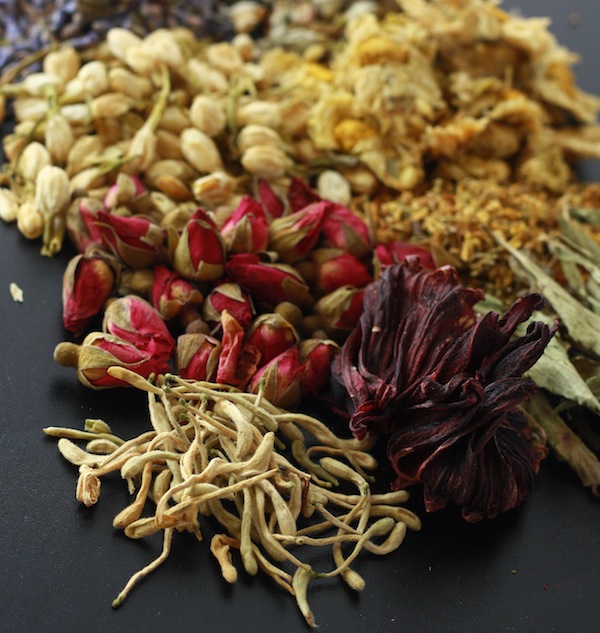 Guide to Flower Herbal Teas by SeasonWithSpice.com