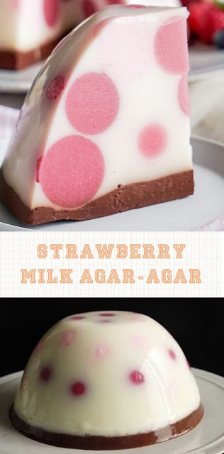 Strawberry Milk Agar-Agar