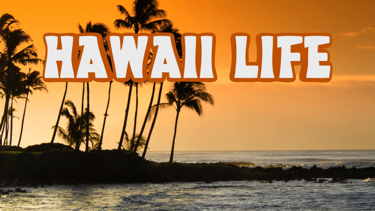Hi is life. Жизнь на Гавайях. Гавайи жизнь там. Hawaii табличка. Hawai красивая надпись.