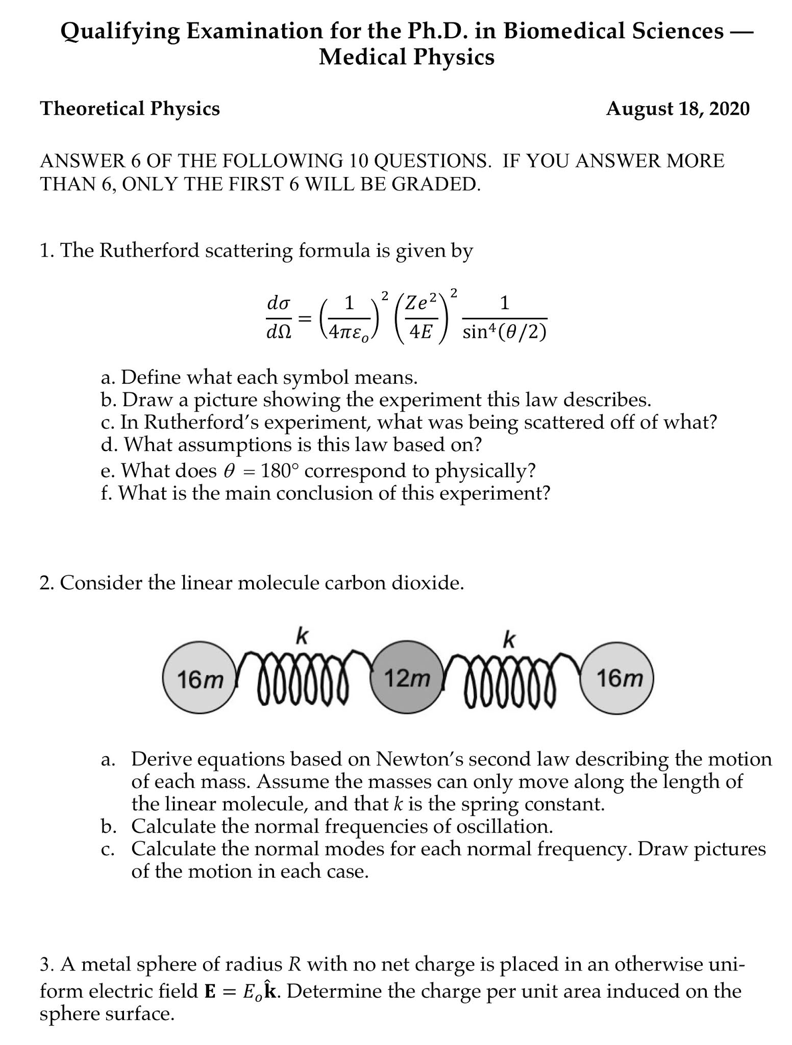 Intermediate Physics For Medicine And Biology Qualifying Exams intermediate-physics-for-medicine-and-biology-qualifying-exams