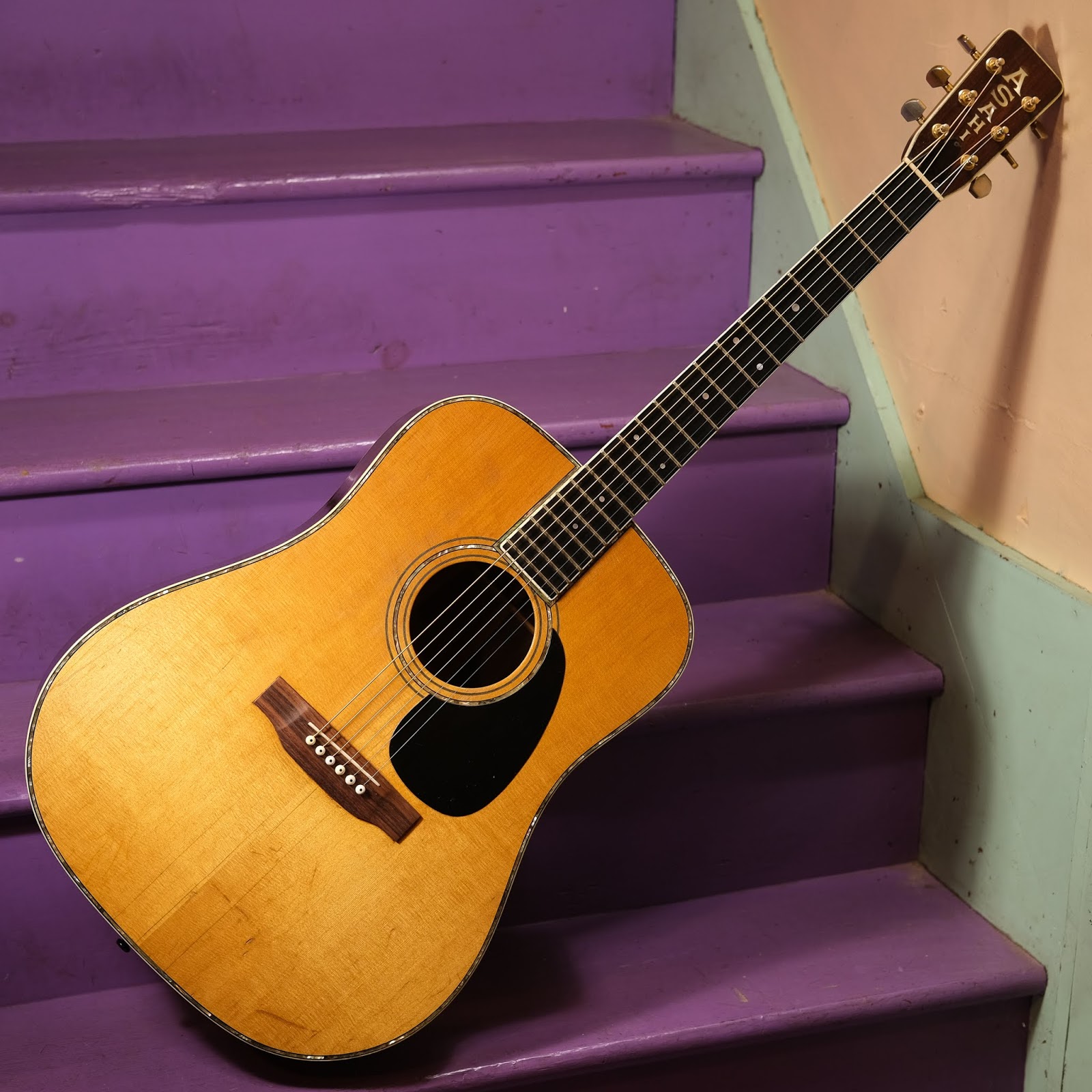1970s Asahi D42/D35Style Dreadnought Guitar