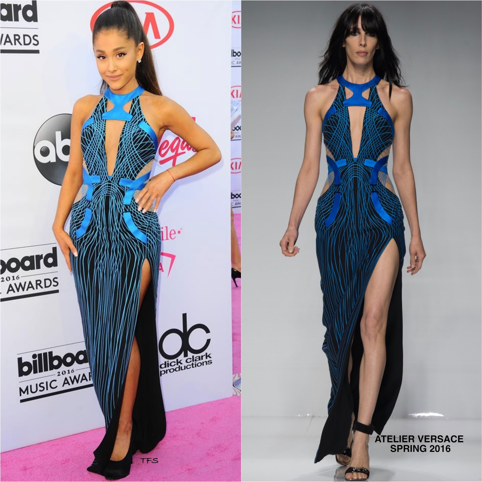 Ariana Grande in Atelier Versace at the 2016 Billboard Music Awards