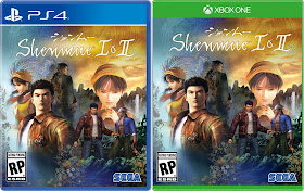 Shenmue I & II covers for PS4 and XBox One