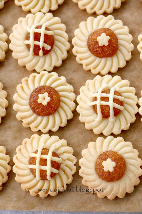 Table for 2.... or more Pineapple Tart Cookies (Open Faced)