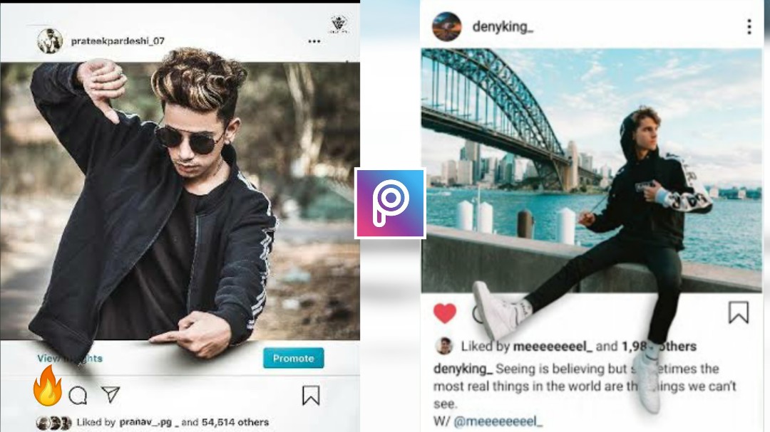 PicsArt tutorial Edit 3D Instagram Photo Effect | Instagram Viral 3D