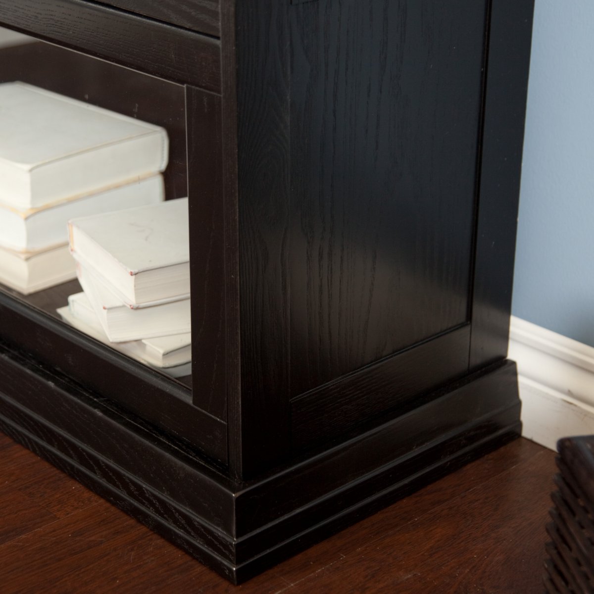 Bradshaw 4Shelf Barrister Bookcase, Black